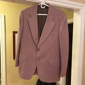 Towncraft Men's Blazer - Pink Patterned